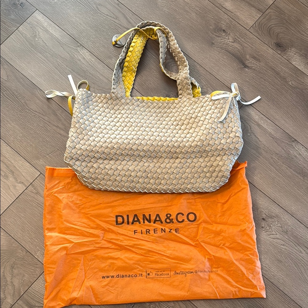 Reversible Woven Tote Bag NwOt